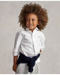 Polo Ralph Lauren - Toddler And Little Boys Cotton Oxford Shirt - Lyst
