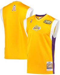 T-shirts Mitchell & Ness NBA Merch Take Out Tee Los Angeles Lakers  White