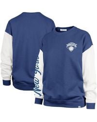 '47 - New York Knicks Plus Size Oversized Rise Andie Pullover Sweatshirt - Lyst