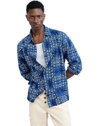 Desigual - Geometric Print Shirt - Lyst