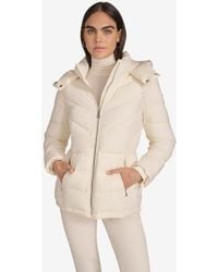 Calvin Klein - Short Zip Front Puffer Jacket - Lyst