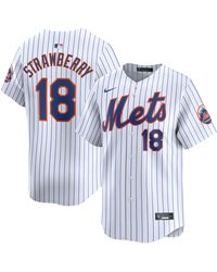 Nike - Darryl Strawberry New York Mets Home Limited Player Jersey - Lyst