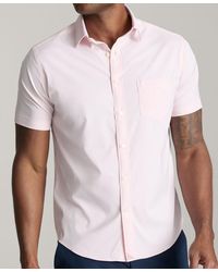 UNTUCKit - Regular Fit Wrinkle-free Short Sleeve Performance Gironde Button Up Shirt - Lyst