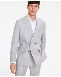 Tommy Hilfiger - Modern-fit Double-breasted Linen Suit Jacket - Lyst