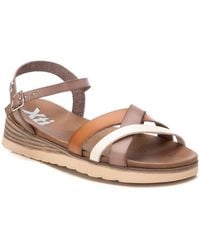 Xti - Low Wedge Strappy Sandals By - Lyst