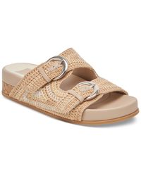 Dolce Vita - Ralli Buckled Stitch Footbed Sandals - Lyst