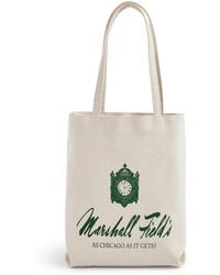 Macy's - Dani Accessories Marshall Field's Logo Canvas Tote Bag - Lyst