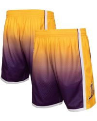 Lakers shorts Mitchell & Ness x Just Don NBA x Los - Depop