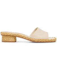 Dolce Vita Yossi Lace Mesh Slide Dress Sandals in Pink | Lyst