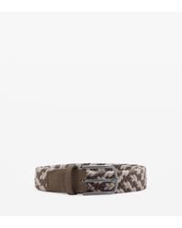 Mango - Braided Elastic Colored Belt - Lyst