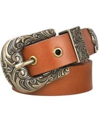 Frye - 30mm Western Leather Belt - Lyst