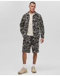Mode Of One - Floral Embroidered Shacket Shorts Exclusively At Macys - Lyst
