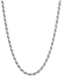 Giani Bernini - Rope Link 22" Chain Necklace - Lyst