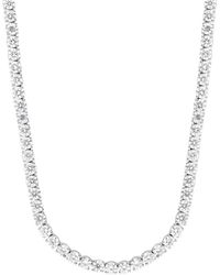 Badgley Mischka - Lab Grown Diamond 18" Tennis Necklace (28-1/2 Ct. T.w. - Lyst