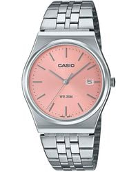 G-Shock - Casio Analog -tone Stainless Steel Watch - Lyst