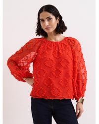 Phase Eight - Shayla Textu Blouse - Lyst