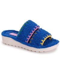 Muk Luks - Double Strap Slide Slipper - Lyst