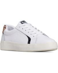 Keds - Pursuit Leather Lace-up Casual Sneakers From Finish Line - Lyst
