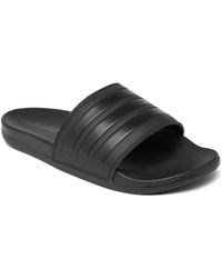 adilette comfort slides all black