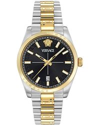 Versace - Swiss Millenyium Two-tone Stainless Steel Bracelet Watch 40mm - Lyst