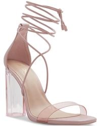 ALDO - Onardonia Strappy Lace-up Block-heel Dress Sandal - Lyst
