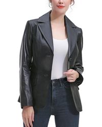 BGSD - Ruth Leather Blazer Jacket - Lyst
