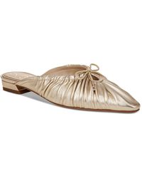 Sam Edelman - Julia Ruched Pointed-toe Flats - Lyst
