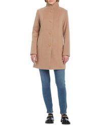 Kate Spade - Single-breasted Stand-collar Coat - Lyst