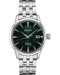 Seiko - Automatic Presage Stainless Steel Bracelet Watch 40mm - Lyst