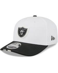 KTZ - White/black Las Vegas Raiders 2025 Nfl Training Camp 9seventy Adjustable Hat - Lyst