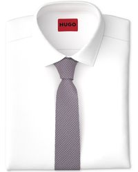HUGO - By Boss Skinny Silk Jacquard Tie - Lyst