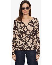 Sanctuary - Printed Long-sleeve T-shirt - Lyst