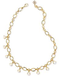 Kendra Scott - Tone Ashton Freshwater Pearl Chain Necklace - Lyst