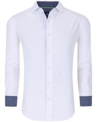 Tom Baine - Slim Fit Performance Solid Button Down Shirt - Lyst