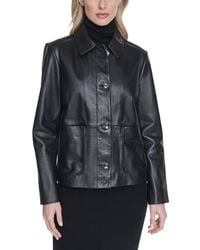 Cole Haan - Button Front Jacket - Lyst