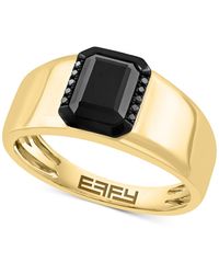 Effy - Effy Onyx & Black Diamond (1/20 Ct. T.w. - Lyst