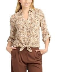 Bcx - Collared Button-front Shirt - Lyst
