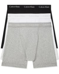 Calvin Klein - Big & Tall Cotton Classics 3-pack Boxer Briefs Underwear - Lyst