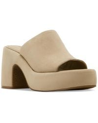 Steve Madden - Shanton Platform Slide Sandals - Lyst