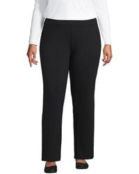 Lands' End - Plus Size Starfish Mid Rise Straight Leg Pants - Lyst