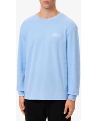 Lacoste - Small Croc Thermal Long Sleeve T-shirt - Lyst