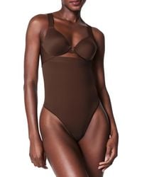 Spanx - Seamless High-waisted Shaping Thong - Lyst