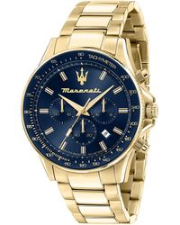Maserati - Chronograph Metal Band Watch - Lyst