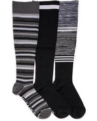 Muk Luks - 3 Pair Pack Compression Socks - Lyst