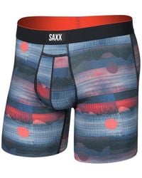 Saxx Underwear Co. - Multi-sport Printed Mesh Boxer Briefs - Lyst