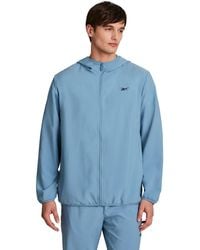 Reebok - Woven Logo Jacket - Lyst