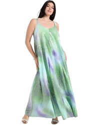 June + Vie - June + Vie Plus Size June + Vie Sequin Swing Maxi Dress - Lyst