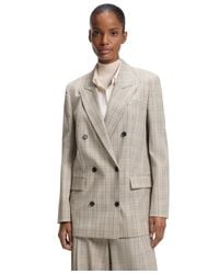 BOSS - Boss By Stretch Wool Regular-fit Blazer - Lyst