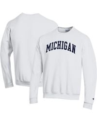 Basic Wolverine Champion Michigan Wolverines Arch Sweatshirt in Blue for Men | Lyst