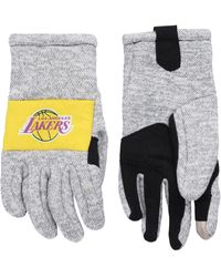 FOCO - Los Angeles Lakers Team Knit Gloves - Lyst